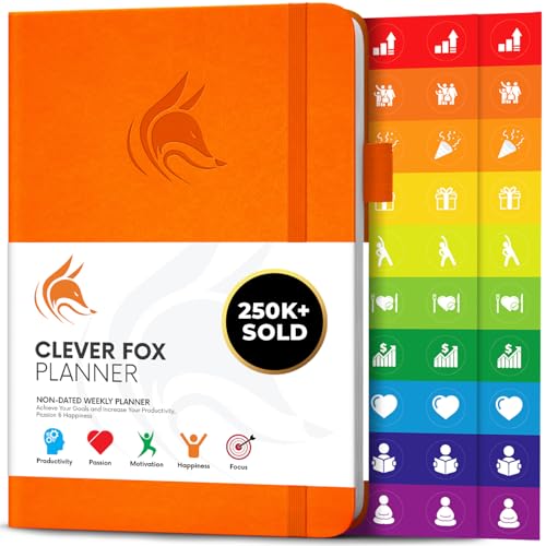 Planner Undated Weekly & Monthly Planner for Productivity