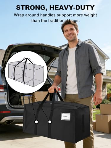 Supports 200lbs Heavy Duty Moving Bags