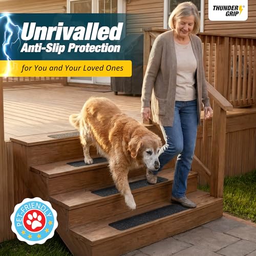 18 Pack Stair Treads for Wooden Steps Indoor