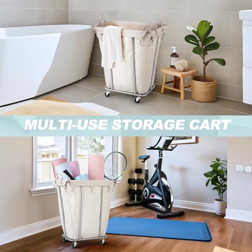 Rolling Laundry Hamper Cart and Sorter