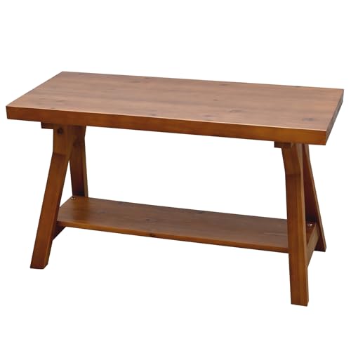 Handcrafted Solid Wood Bench 24AT7PV6