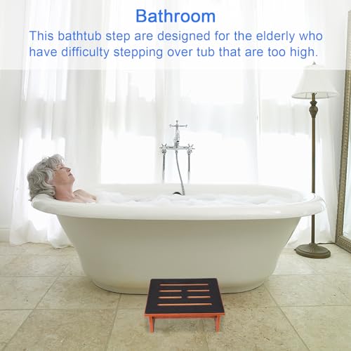 One Step Stool for Adults Seniors with Non