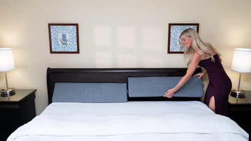 Bed Wedge Pillow for Headboard Gap Up to 7"