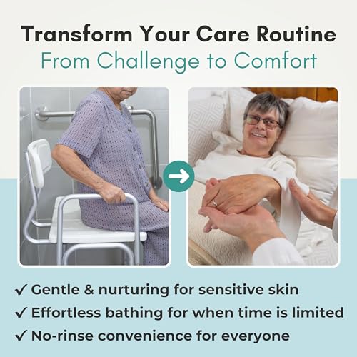 Nurture XL Ultra Thick Body Wipes No Rinse Adult Bathing Cloths