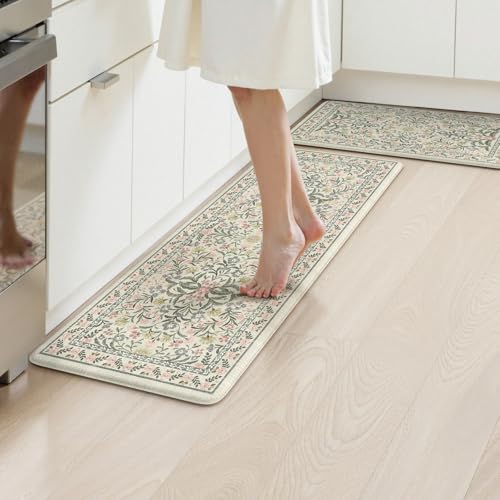 Modern Floral Kitchen Mats