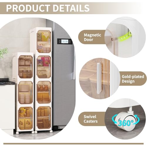 Slim Bathroom Storage Cabinet