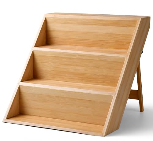 Bamboo Expandable Spice Rack Organizer