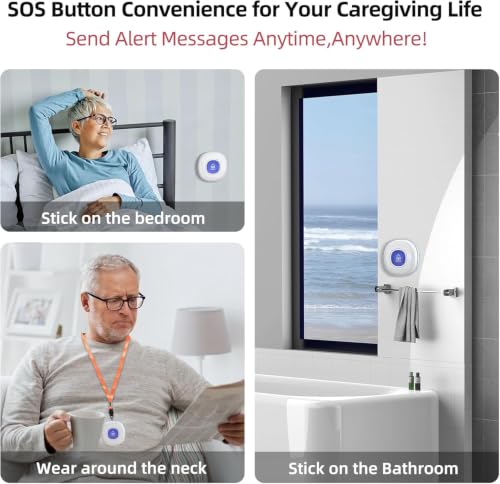 Caregiver Pager Wireless Call Button for Elderly