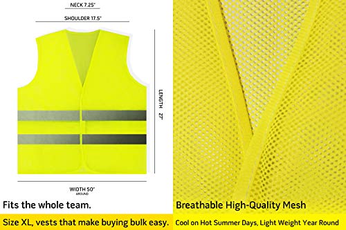 Safety Vests Bulk Pack