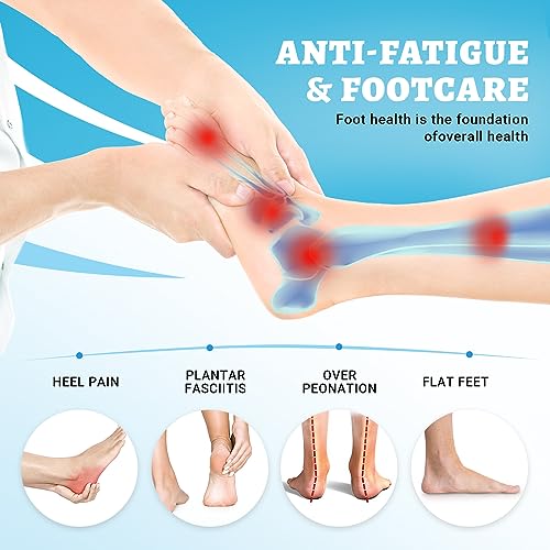 220+ lbs Plantar Fasciitis High Arch Support Insole for Men Women