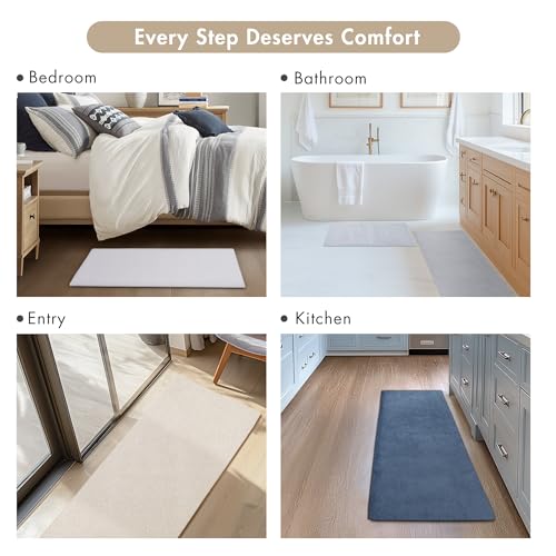 Signature Marshmallow Bathroom Rug Non Slip