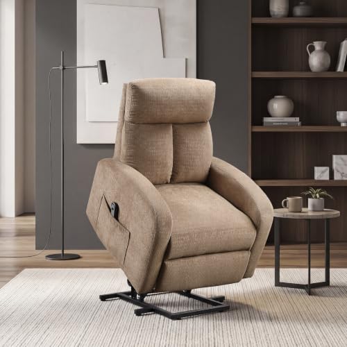 Textured Microfiber Power Lift Recliner Chair for Elderly