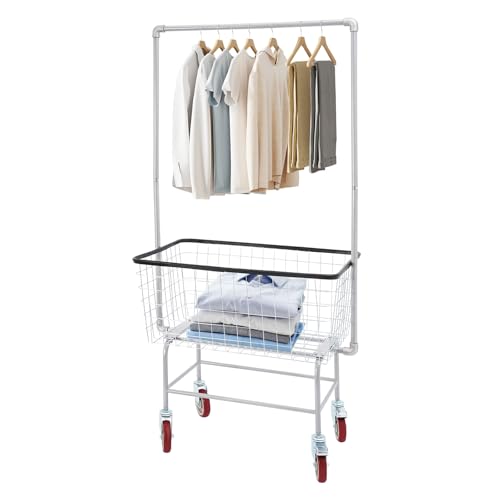 Heavy Duty Laundry Cart with Wheels