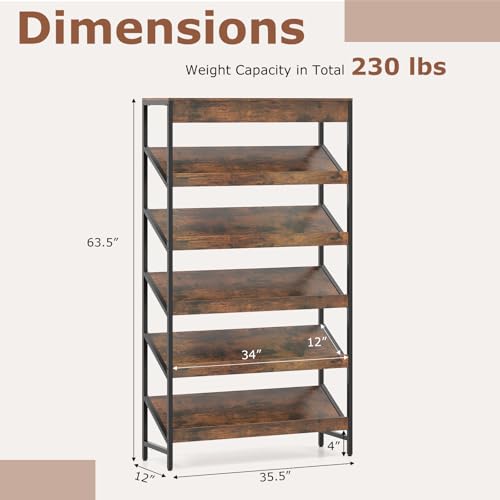 6 Tier Bookshelf