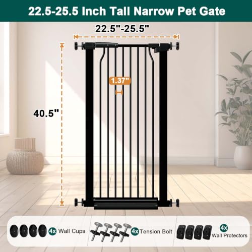 40.5" Extra Tall Pet Gate for Doorways