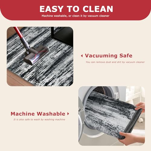 Washable Non Slip Runner Rug for hallways Kitchen