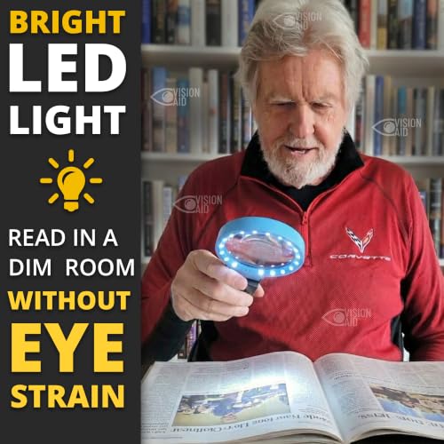 Hands Free Magnifying Glass with LED Lights