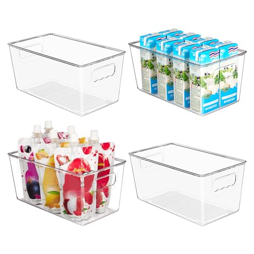 Clear Plastic Storage Bins