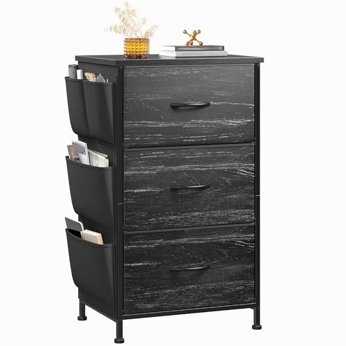 Night Stand White Nightstand with Drawers