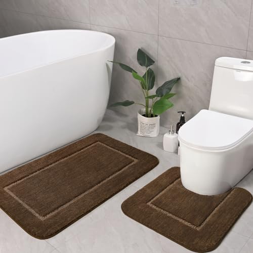Bathroom Rug Set 2 Piece