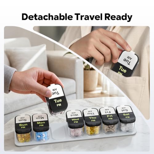 Extra Large Pill Organizer 2 Times A Day