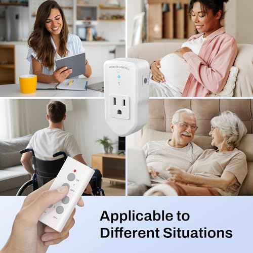 Wireless Remote Control Outlet Electrical Switch for Lights