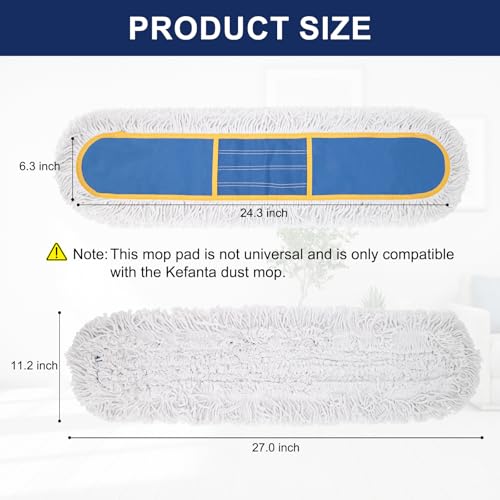 24" Commercial Dust Mop for Floor Cleaning