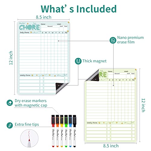 Magnetic Dry Erase Chore Chart