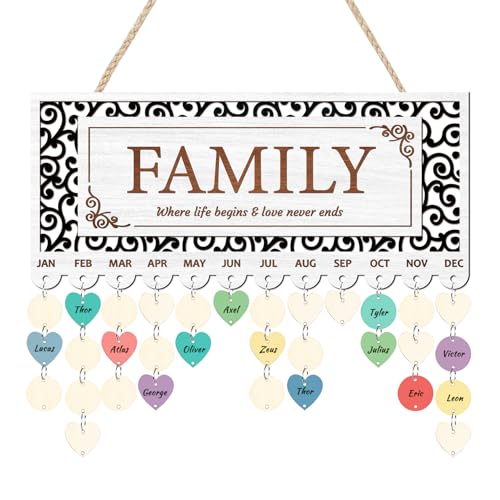 KAlRNE Birthday Wooden Wall Hanging Decor