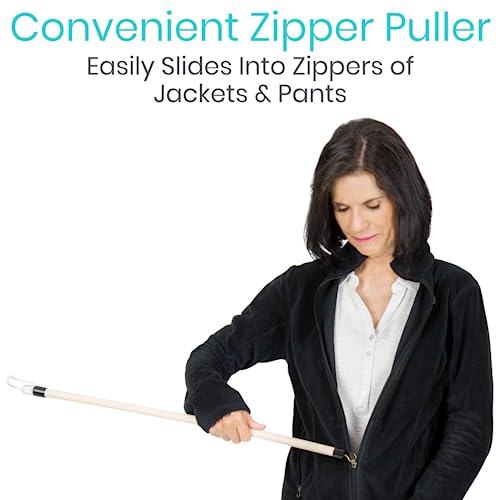 Dressing Stick with Zipper Puller