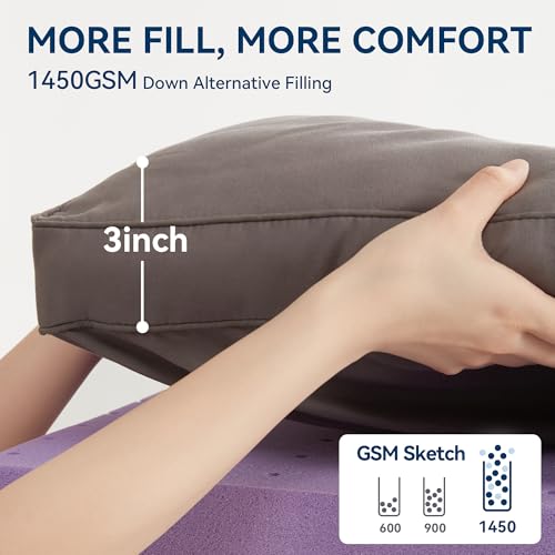 Dual Layer Memory Foam Mattress Topper