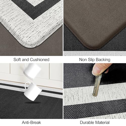 Anti Fatigue Kitchen Mats Memory Foam Cushioned Rugs