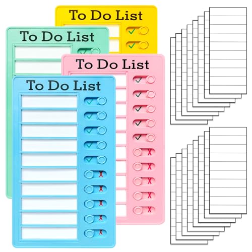 4 Pieces Chore Chart for Kids Multiple Kids