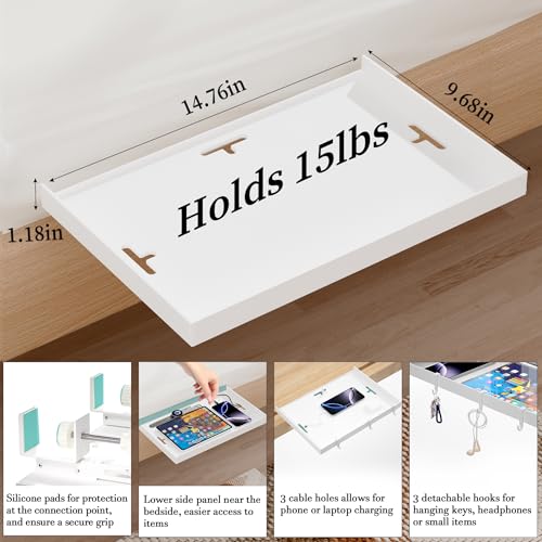 Foldable Bedside Shelf