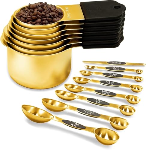 Magnetic Measuring Cups and Spoons Set