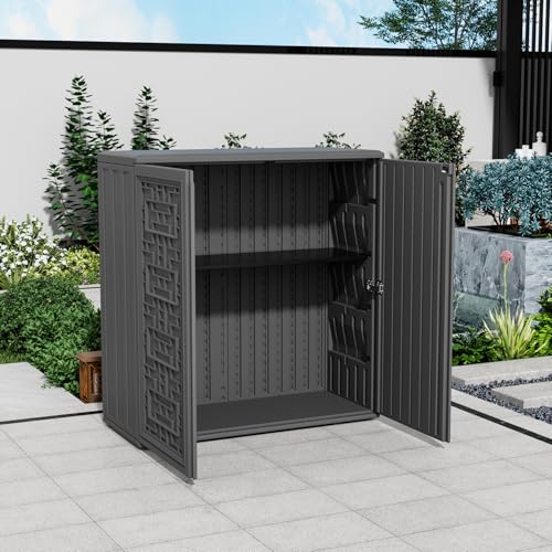 Waterproof Indoor Outdoor Storage Cabinet with Shelf