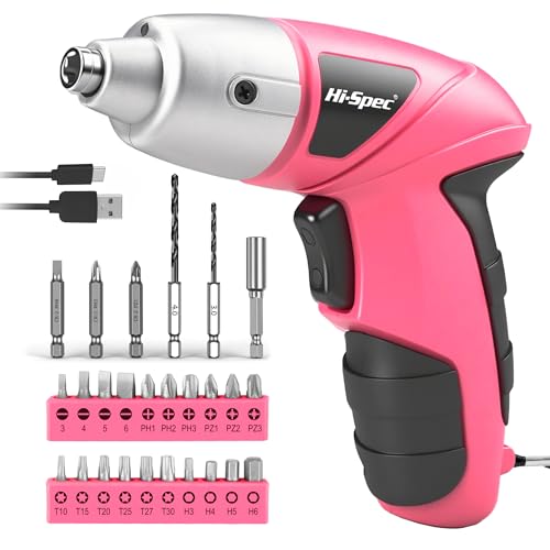 Small Electric Screwdriver with Driver Bits