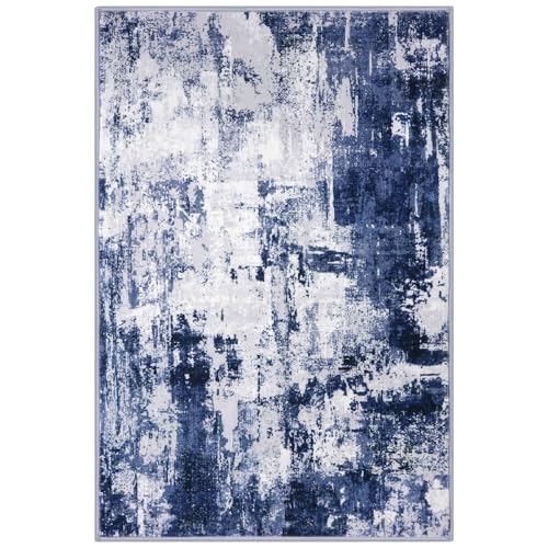 Abstrac Washable Rugs for Entryway