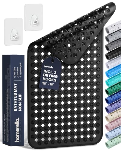 Bathtub Mat Non Slip 35x16 Shower Mat Non Slip Anti Mold BPA Free