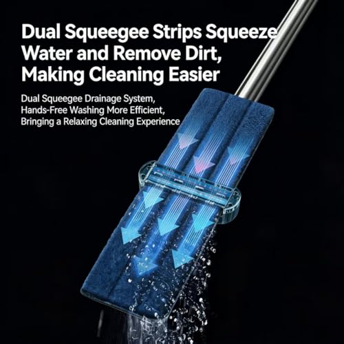 Wet Dry Flat Microfiber Mop for Hardwood Floors