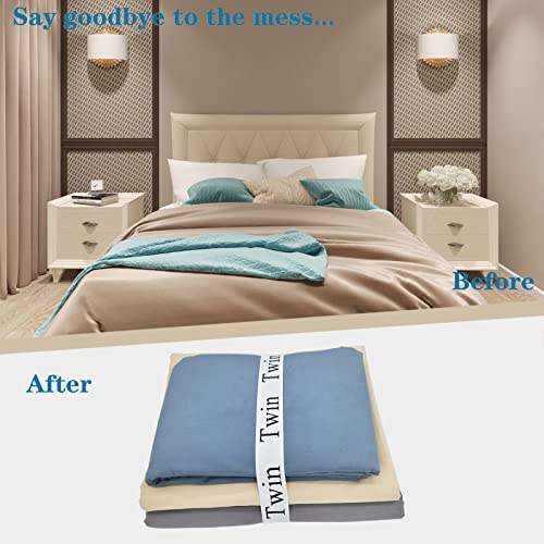 4 Pieces Bed Sheet Organizer Bands