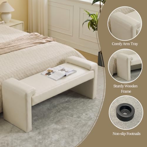 58.7" End of Bed Bench for Living Room