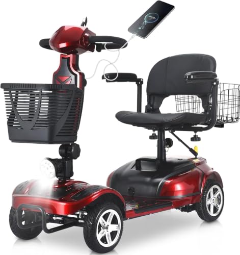 Heavy Duty All Terrain Fast Wheel Mobility Scooter for Seniors and Adults