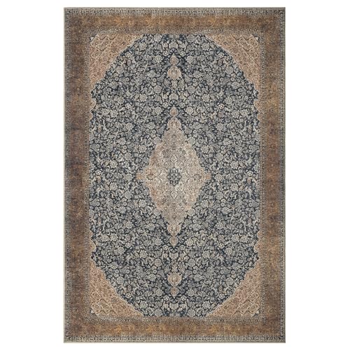 Machine Washable Area Rug with Non