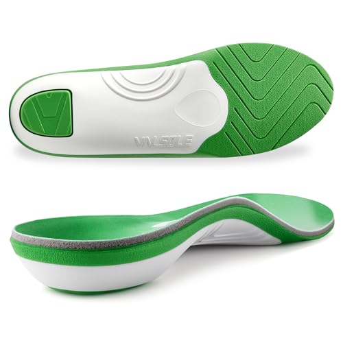 220+ lbs Plantar Fasciitis High Arch Support Insole for Men Women