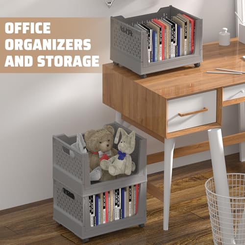 Stackable Plastic Storage Bins
