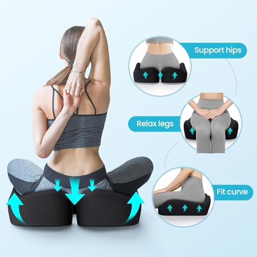 X Large Memory Seat Cushion for Office Chair Ergonomic Cushions Pad PillowFT1