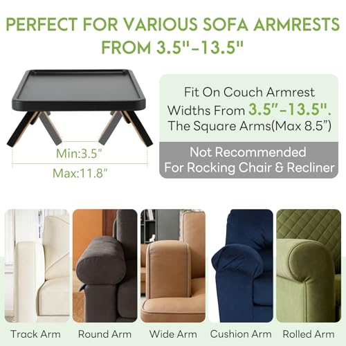 Couch Arm Table Tray
