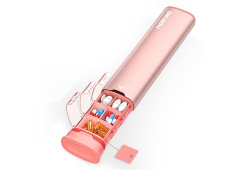 Metal 7 Day Pill Organizer 2 Times a Day