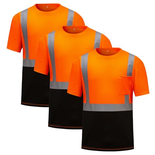 High Visibility Shirts Quick Dry Safety T Shirts